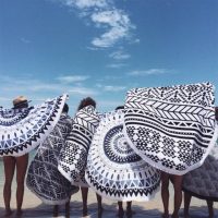 round beach towel