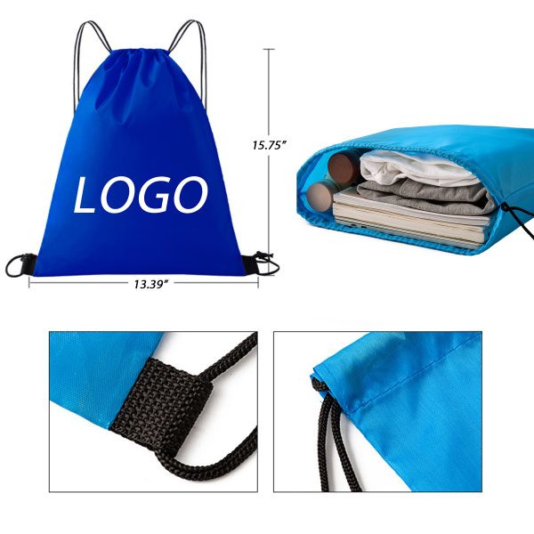 Polyester drawstring organizer bag