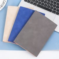 custom A5 PU leather notebook