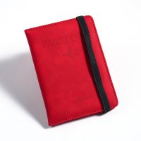 PU leather passport holder