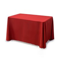 6' draped table throw