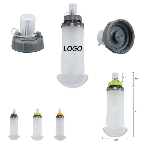 12.5oz foldable water bottle