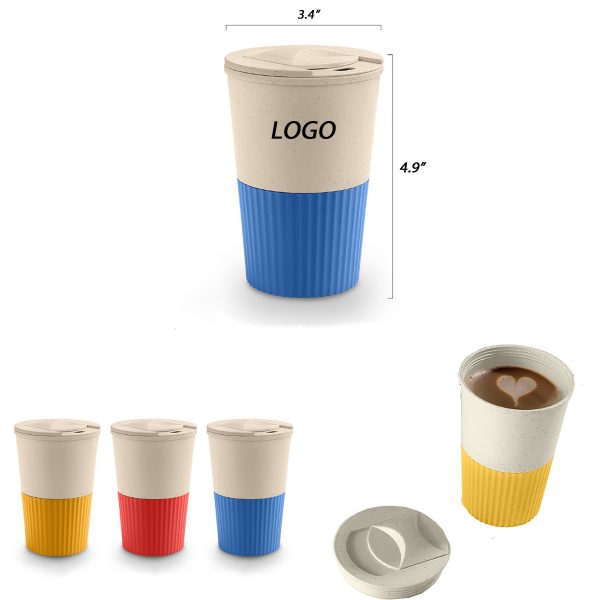 13.5 oz eco wheat coffee cup