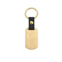 PU leather keychain