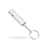 Aluminum High Decibel Whistle Keychain