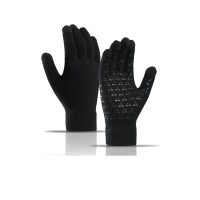 non-slip knitted warm gloves