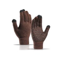 non-slip knitted warm gloves