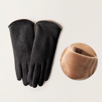 velvet warm gloves