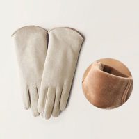 velvet warm gloves