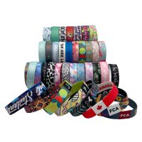 customizable woven label wristband