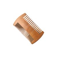 double-sided wooden comb