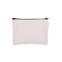 canvas zipper cosmetic bag