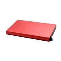 aluminum credit card holder with automatic ejection