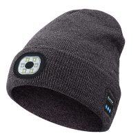 Bluetooth LED lighting rechargeable music beanies