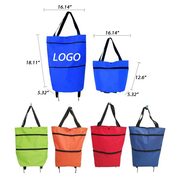 shopping bag with wheels