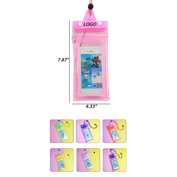 PVC waterproof cell phone pouch