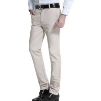 stretch canvas men's field khaki straight leg pant