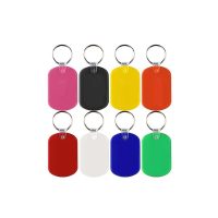 rectangular soft promo keychain