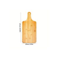 Bamboo cutting board with handle