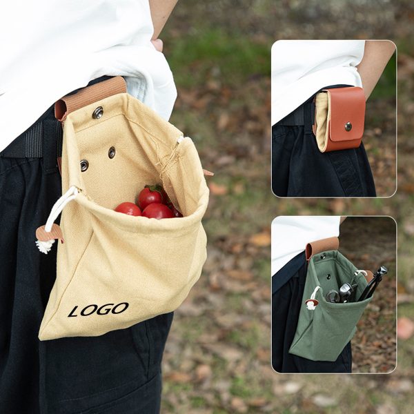 Picking Waist Folding Canvas Bag